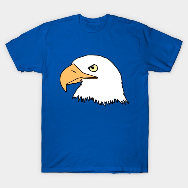 Bald Eagle Head T-Shirt by KayBee Gift Shop